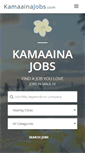 Mobile Screenshot of kamaainajobs.com